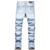 Men's Ripped Fit Light blue Jeans